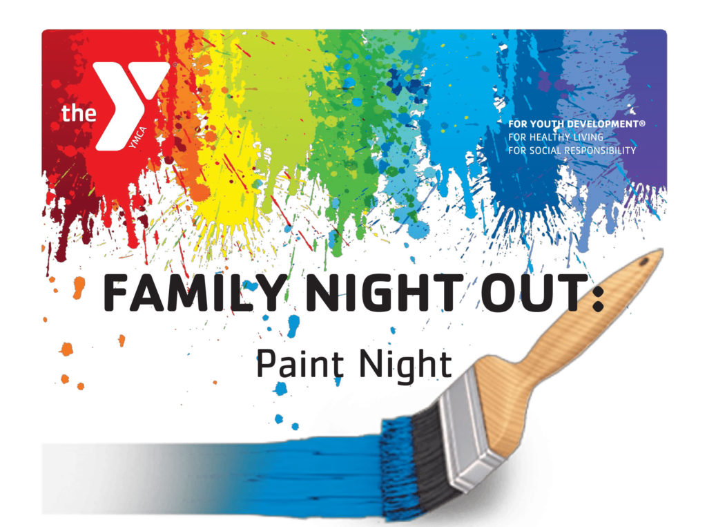 Family Fun Night at the Methuen YMCA Paint Night