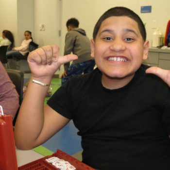 Children in the After School program at the Andover/North Andover YMCA