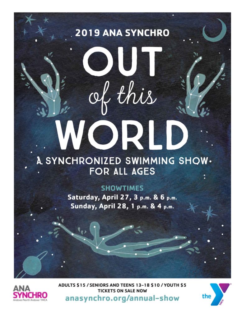 The theme of the 2019 Andover/North Andover Synchronized Swim Team's annual show is Out of this World