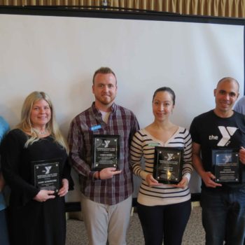 Winners of the 2019 President's Award at the Merrimack Valley YMCA