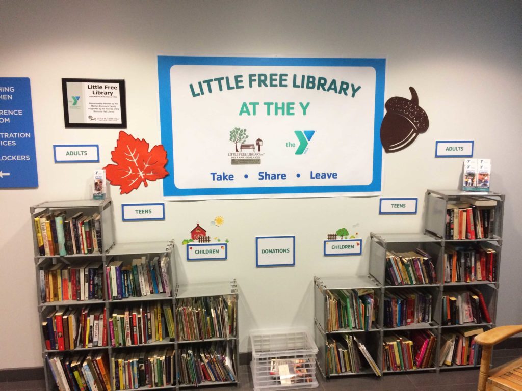 Little Free Library at the Andover/North Andover YMCA